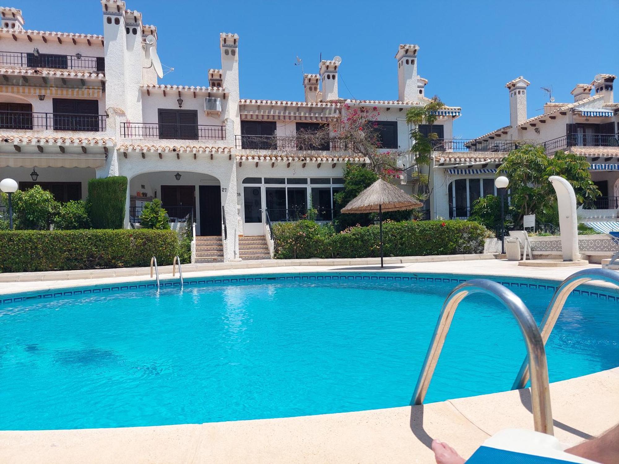Casa Billarose - Lovely House Overlooking Pool & Walking Distance To The Beach And Restaurants Cabo Roig Extérieur photo
